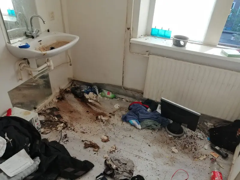 Schoonmaak na lijkvinding