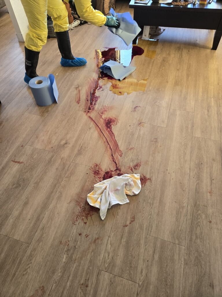 Schoonmaak na lijkvinding